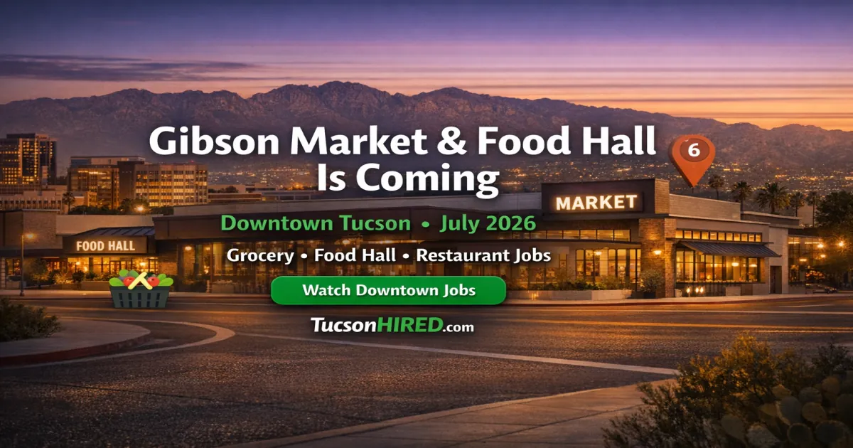 Gibson Market & Food Hall Is Coming to Downtown Tucson
