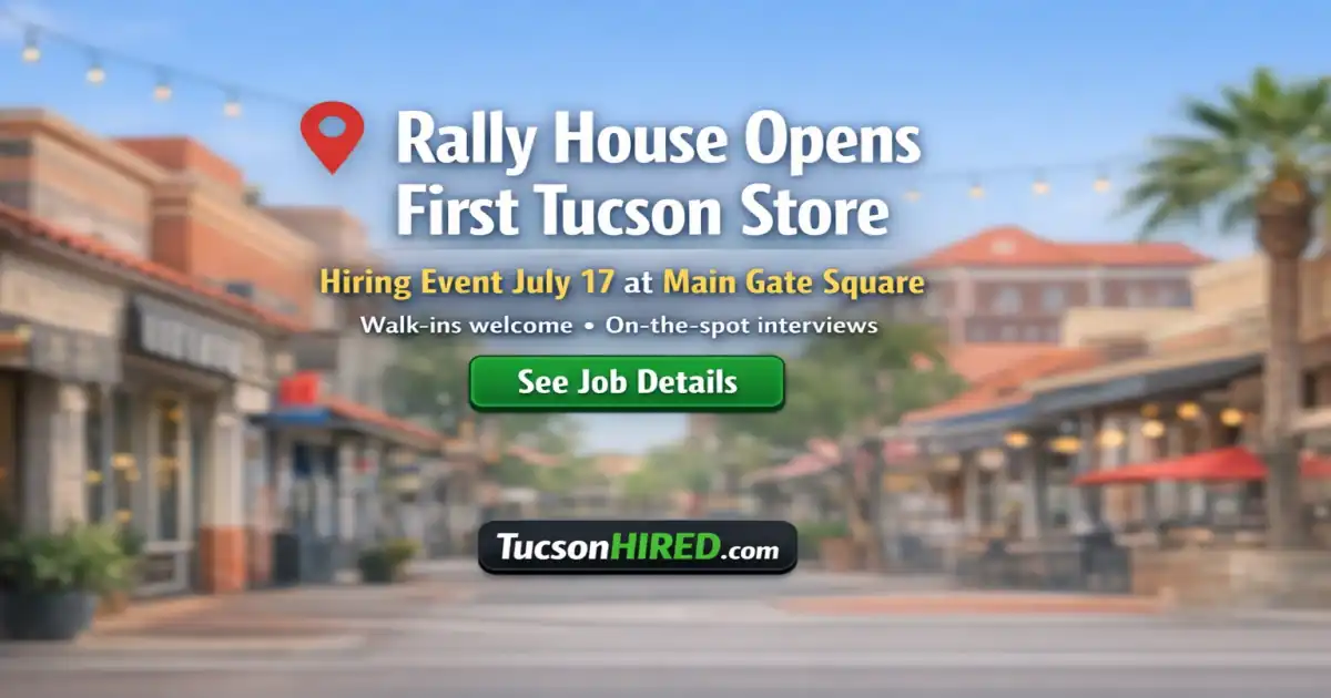 Rally House Opens Its First Tucson Store at Main Gate Square, and It's Hiring July 17